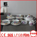 P &amp; T 2015 nuevo producto hueso china juego de té conjunto de café fiesta de boda